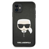 Karl Lagerfeld Silicone Ikonik Karl`s Head - Etui iPhone 11 (czarny)